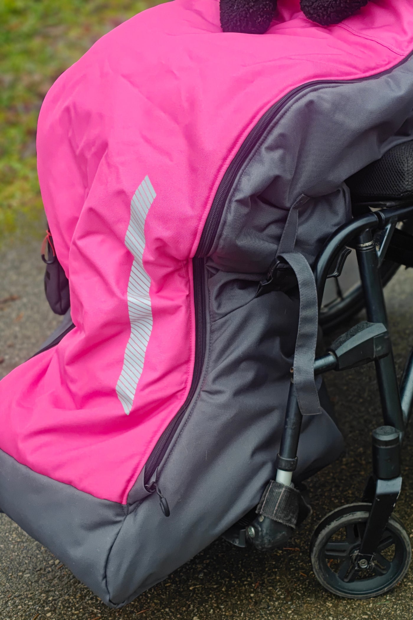 Kombi-Bein- und Fußüberzug | Modularer Thermo-Rollstuhl-Fußsack