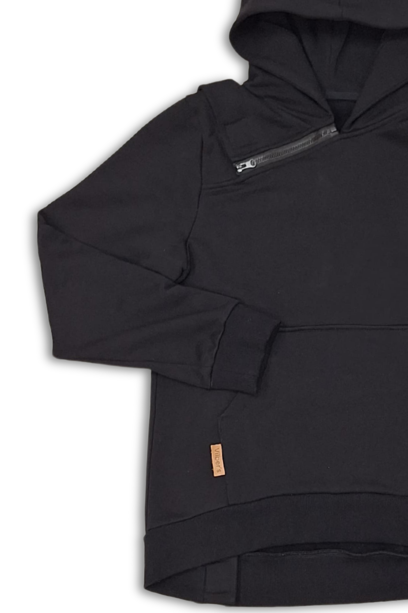 Hoodie for assisted dressing for wheelchair users