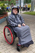 Breathable Wheelchair Raincoat for Kids, Full Leg Coverage