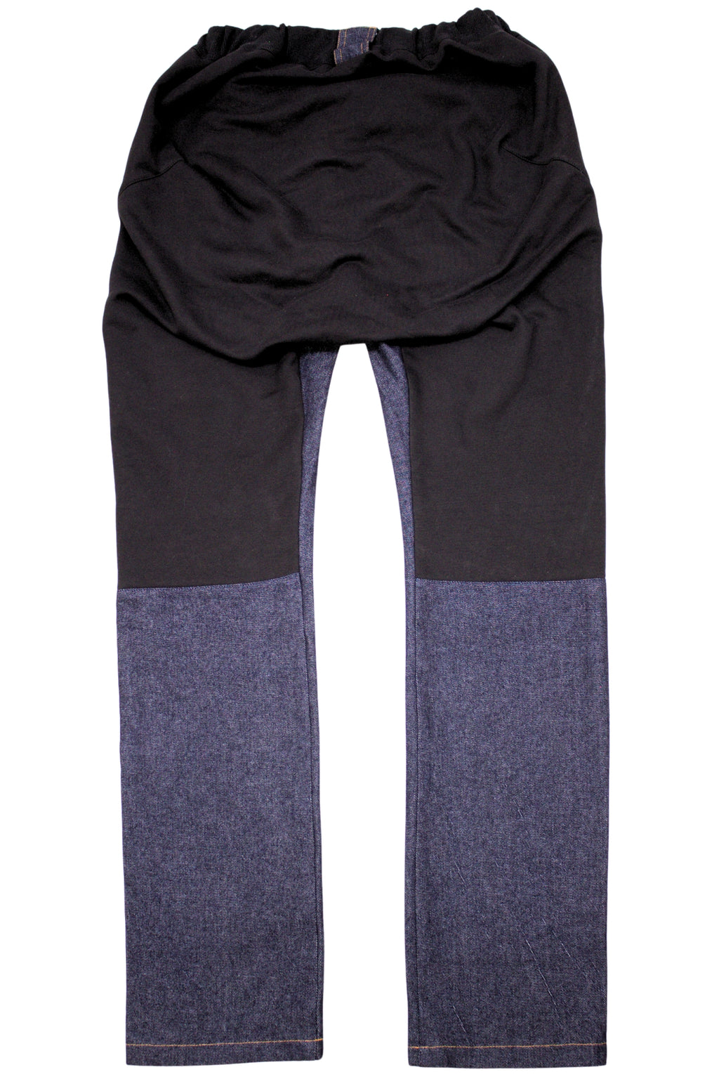 Men's wheelchair adaptive jeans with drop down front 100% cotton