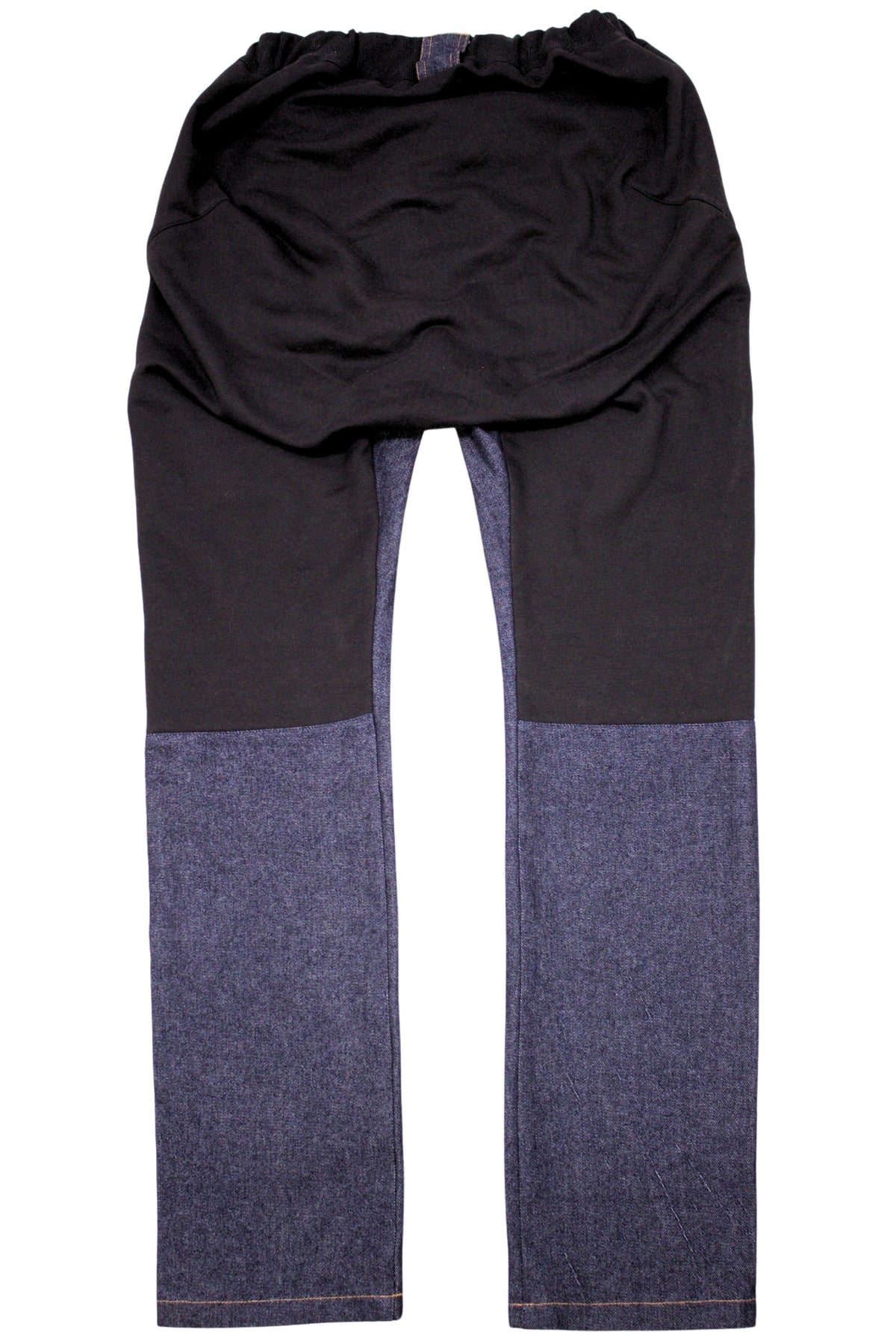 Men's wheelchair adaptive jeans with drop down front 100% cotton