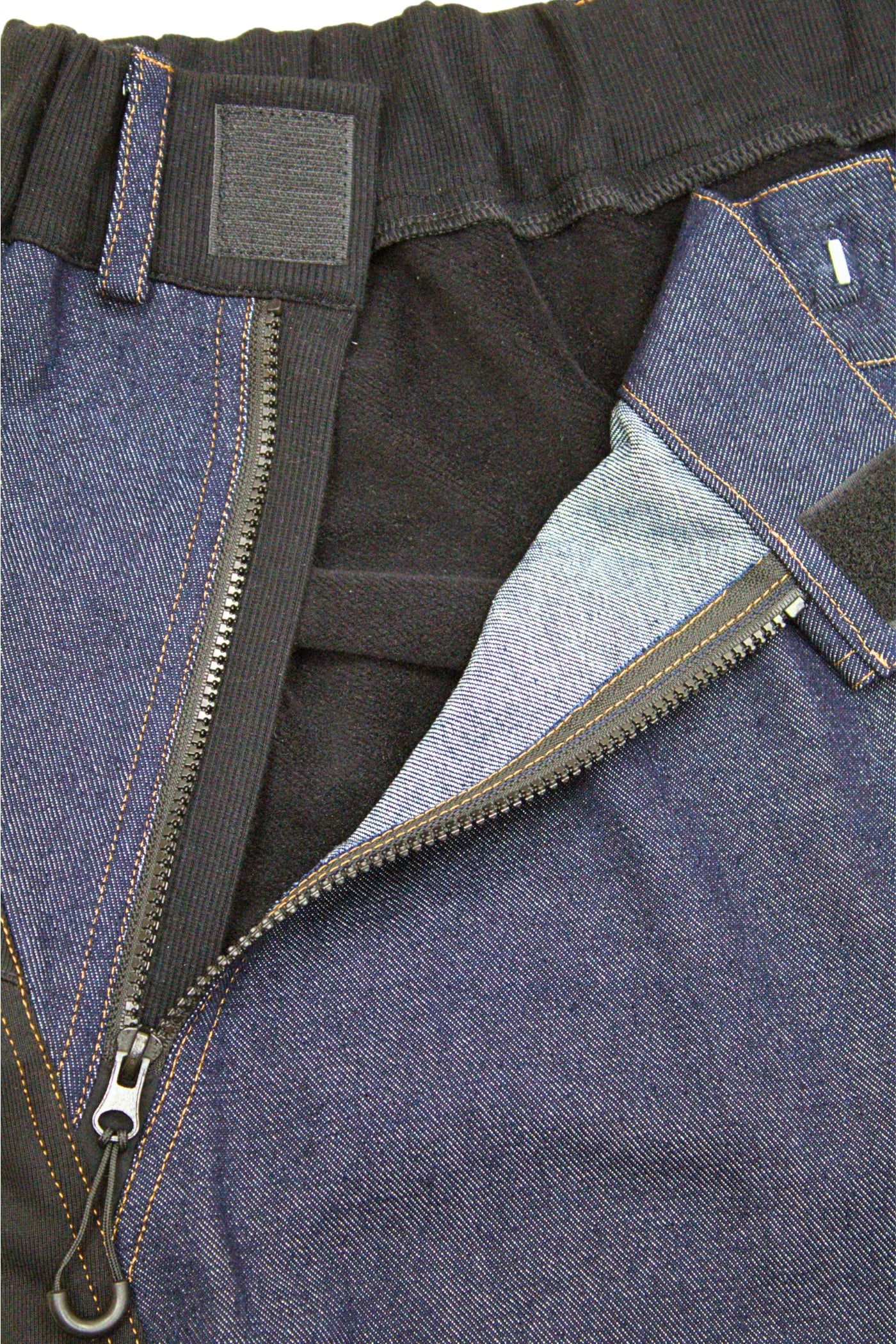 Men's wheelchair adaptive jeans