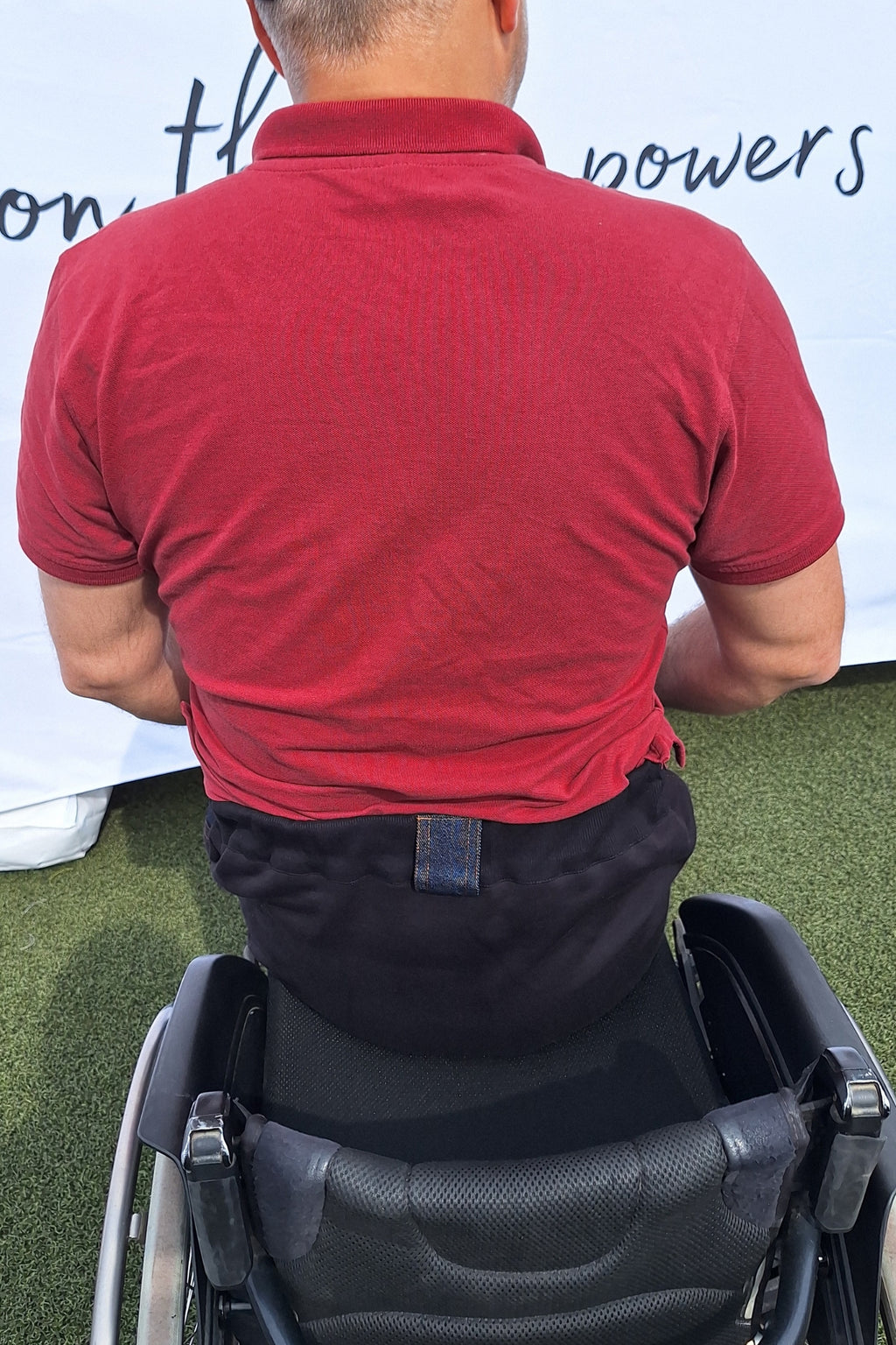 Men's wheelchair adaptive jeans with drop down front 100% cotton