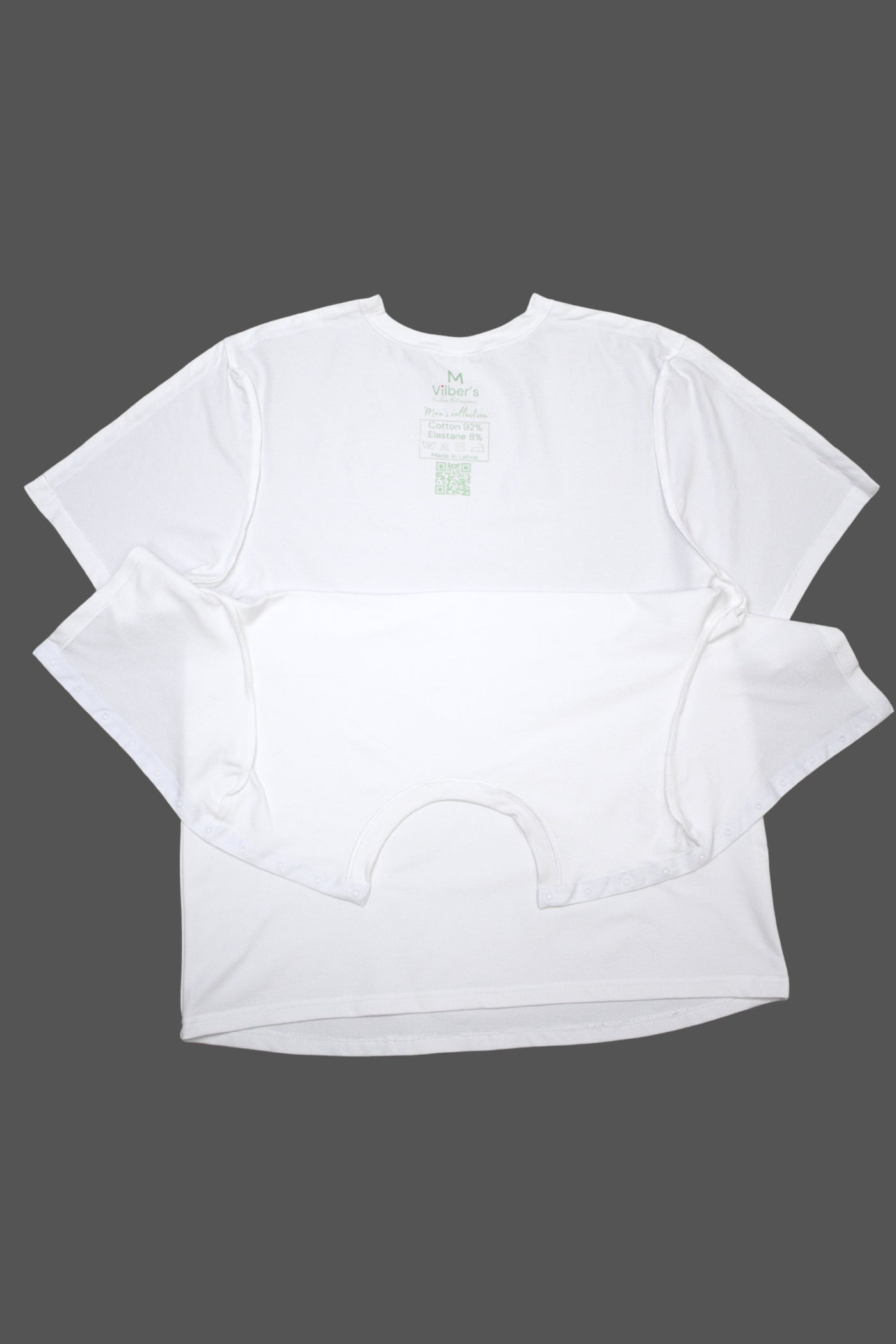 Adaptives Herren-T-Shirt mit zu öffnenden Schultern