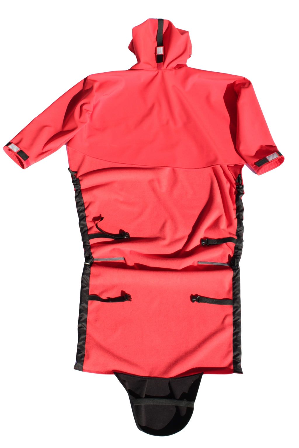 Wheelchair adaptive breathable prolonged raincoat