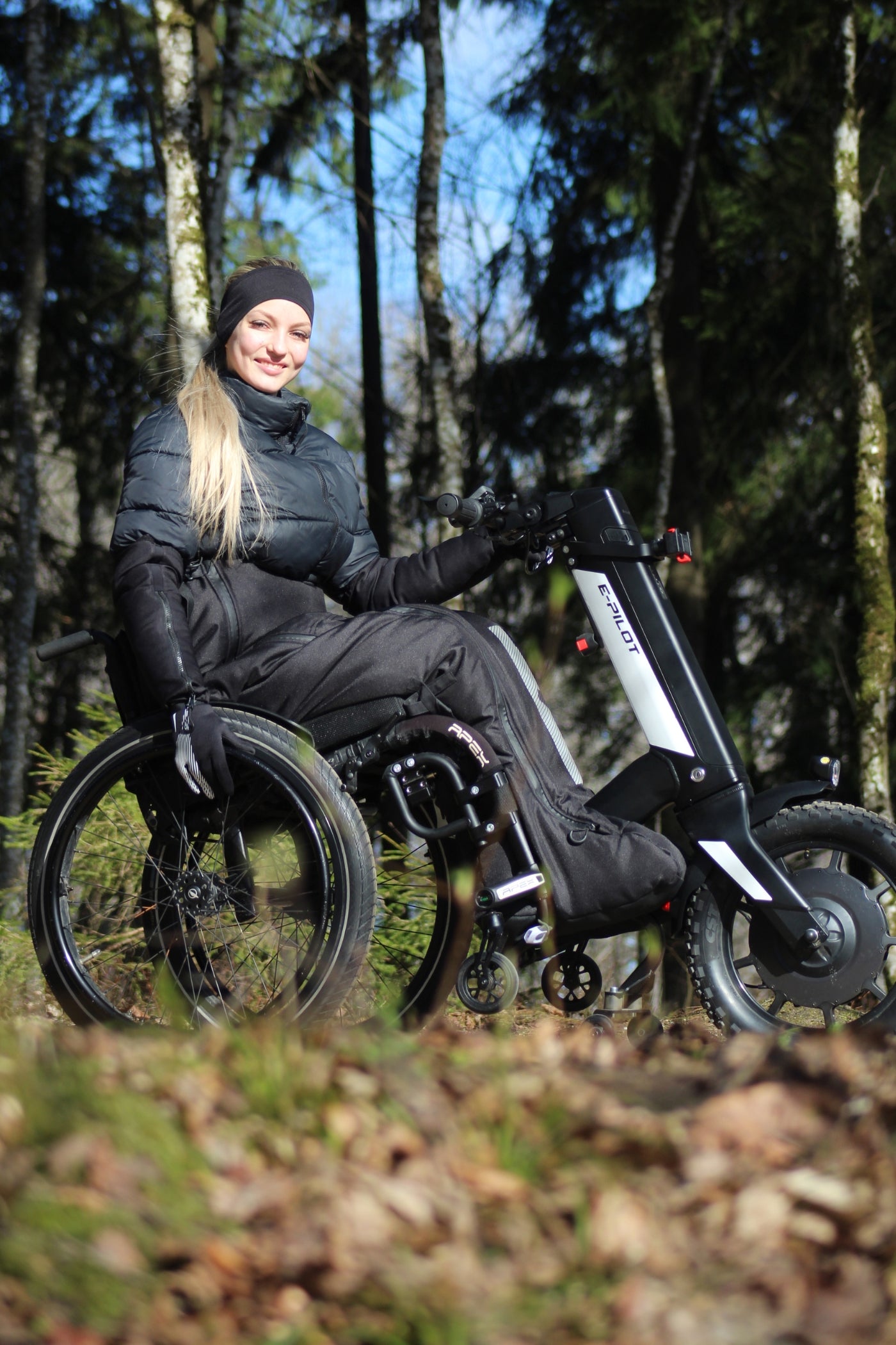 Racer Extreme Pro – Fußsack für Rollstuhlfahrer für extreme Wetterbedingungen und Wintersport