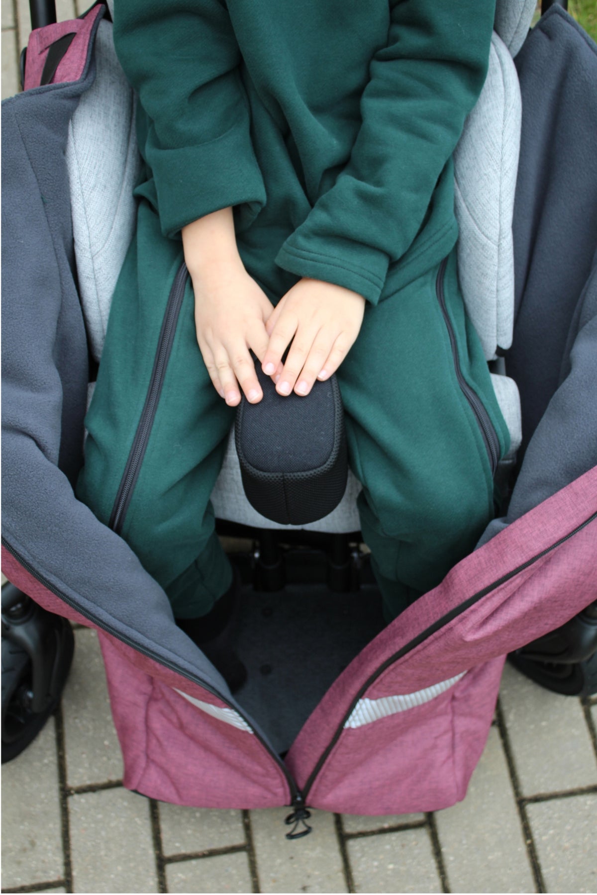 Junior for Seating Systems. Beinschutz für Reha-Buggys (Hoggi, Otto Bock)