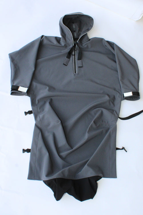 Poncho de pluie respirant Vilber's pour enfant, fauteuil roulant, protection intégrale des jambes