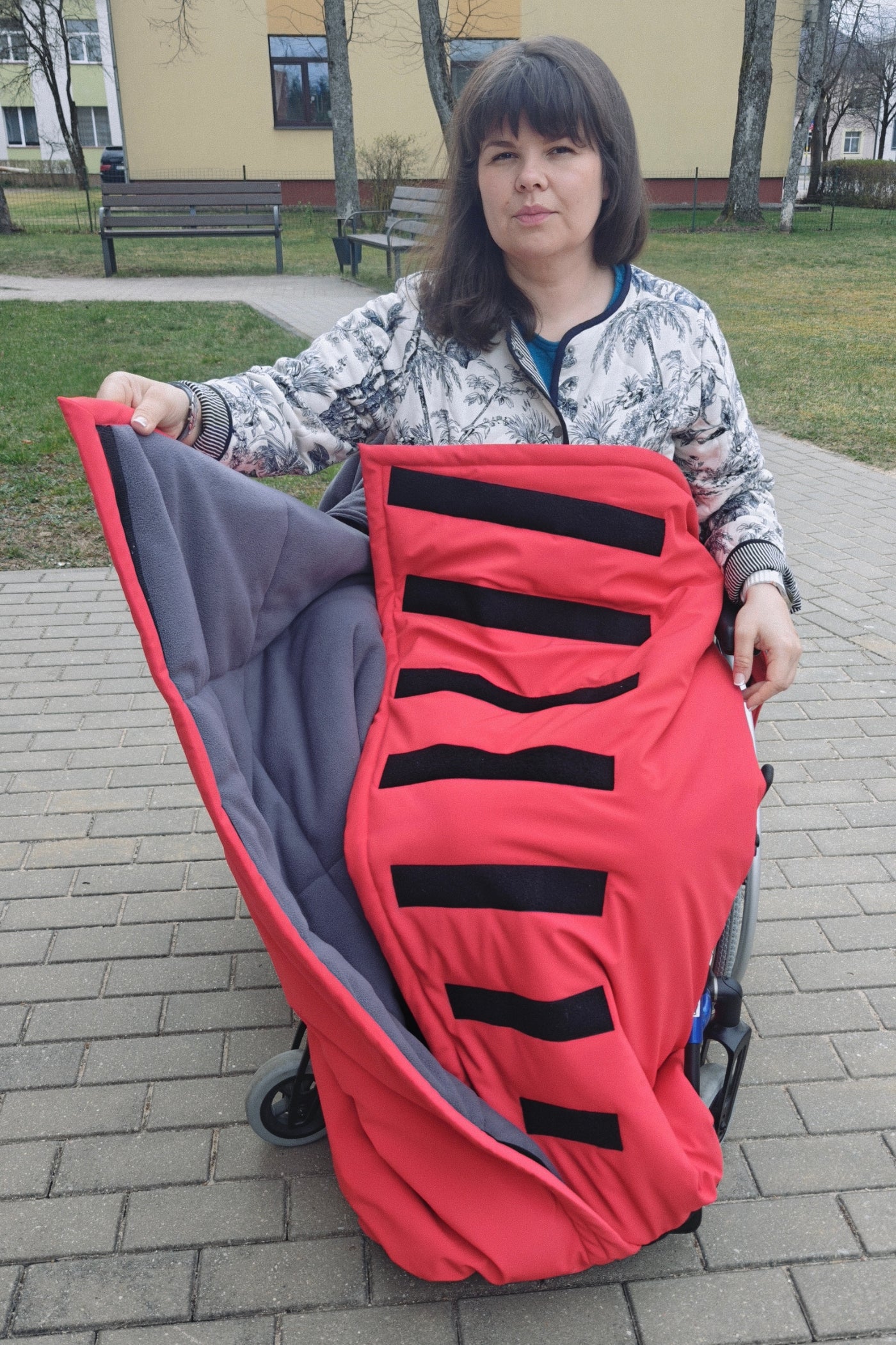 IEPRIEKŠPĀRDOŠANA! Ratiņkrēsla ziemas kombinezons "viss vienā" | Siltums no galvas līdz pēdām