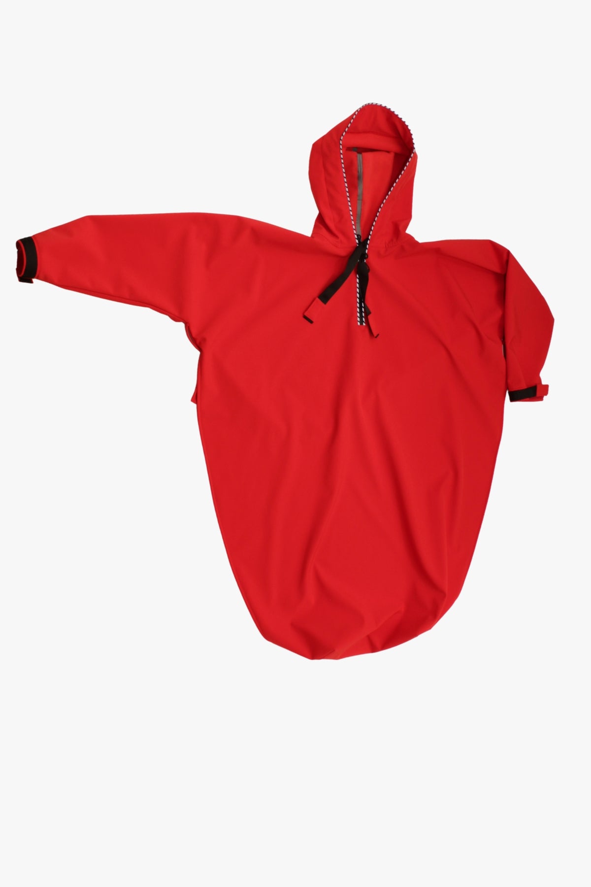 Regenjacke für Rollstuhlfahrer, atmungsaktiv, knielang