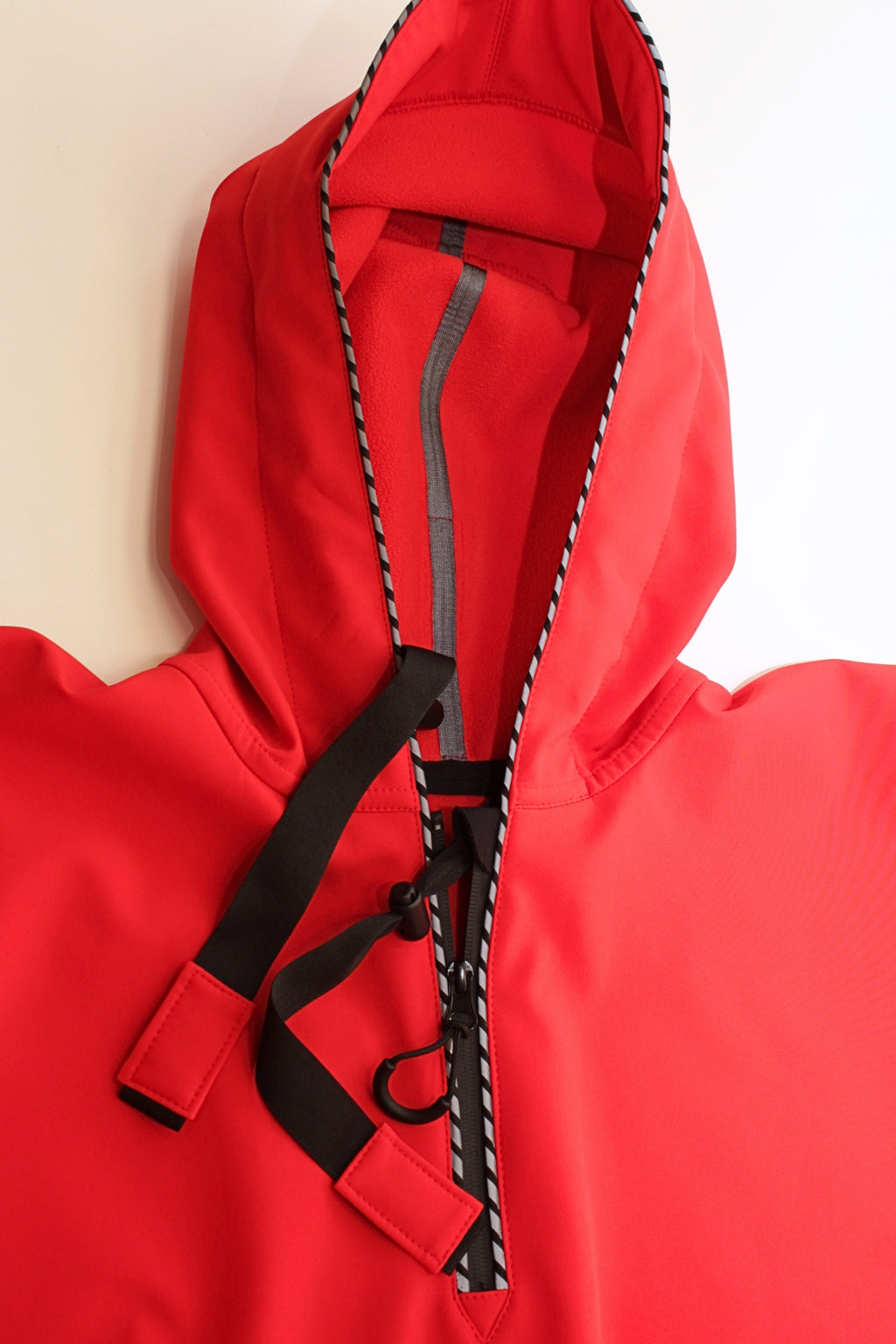 Regenjacke für Rollstuhlfahrer, atmungsaktiv, knielang