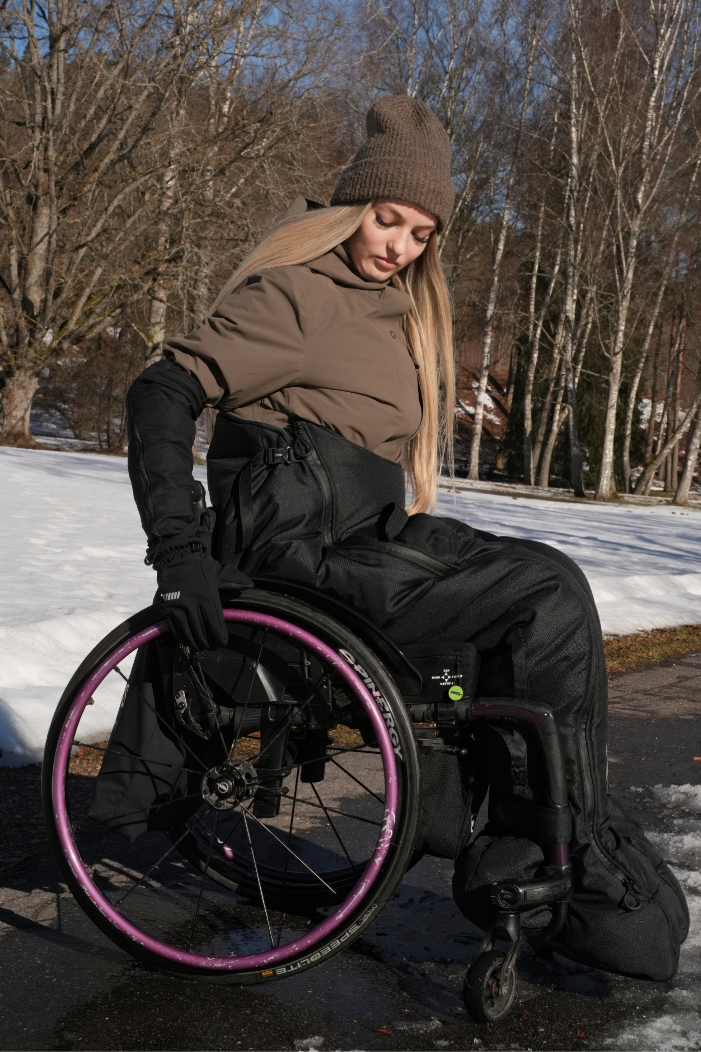 Racer Extreme Pro – Fußsack für Rollstuhlfahrer für extreme Wetterbedingungen und Wintersport