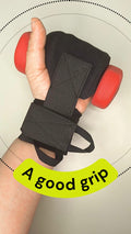 Grip enhancers with extra wrist band (pair)