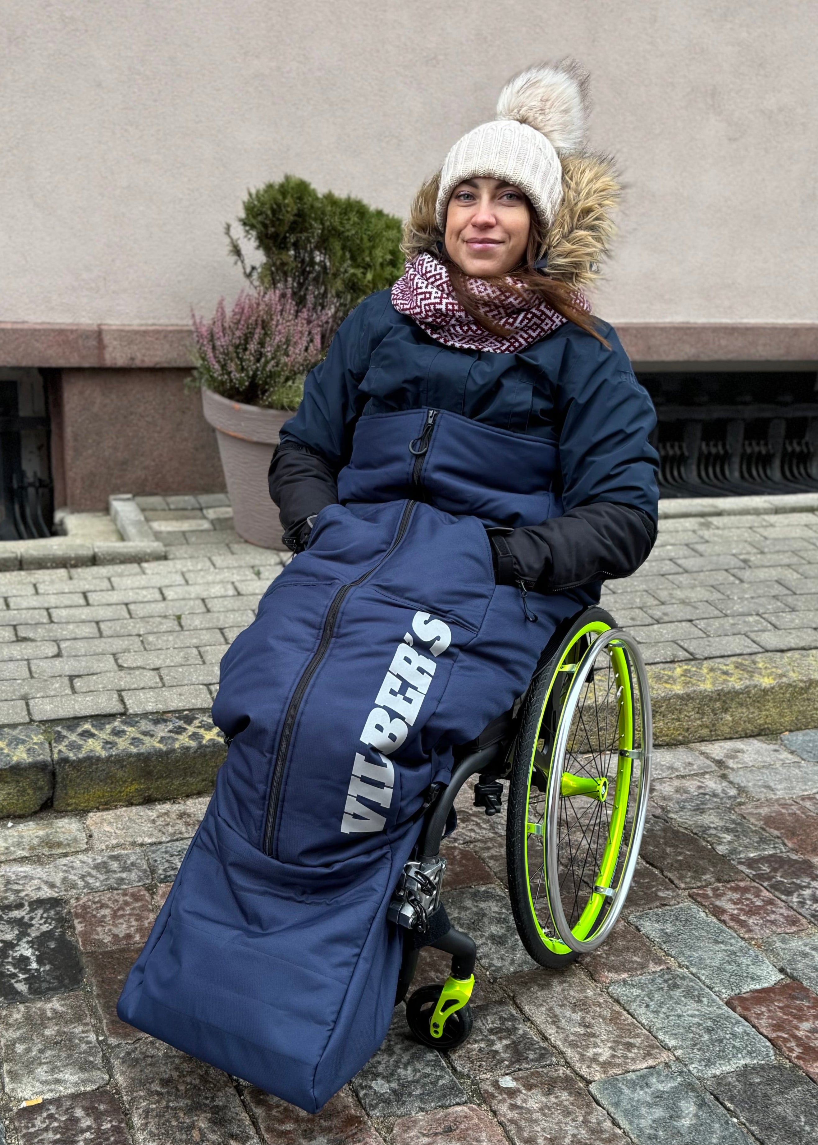 Winter sack for wheelchair users