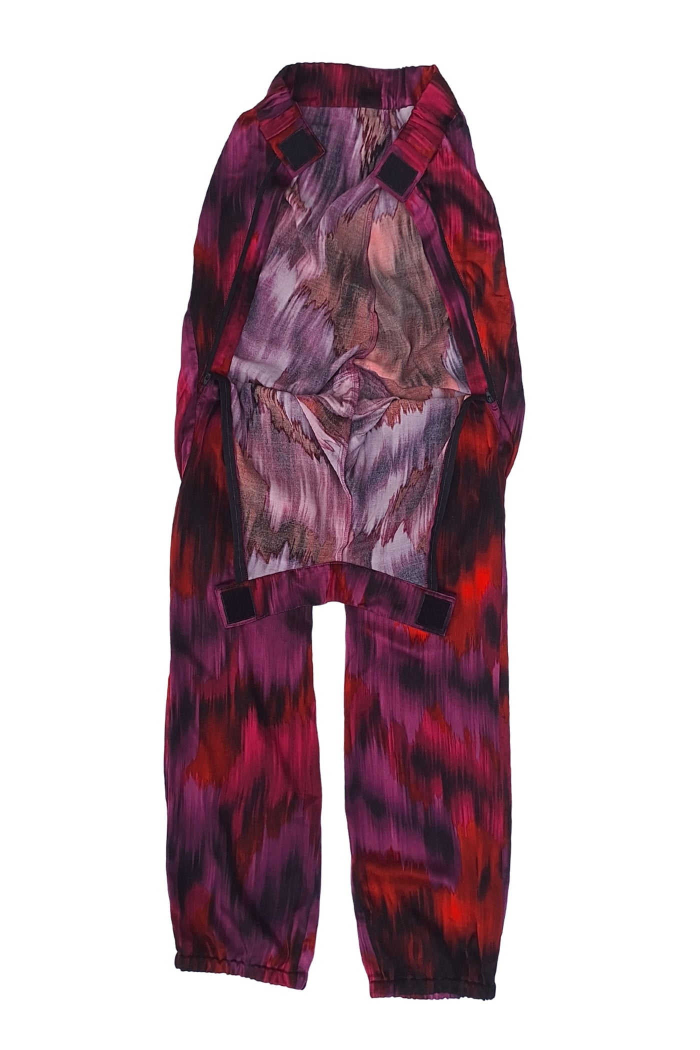 Wheelchair adaptive 100% viscose satin trousers for women