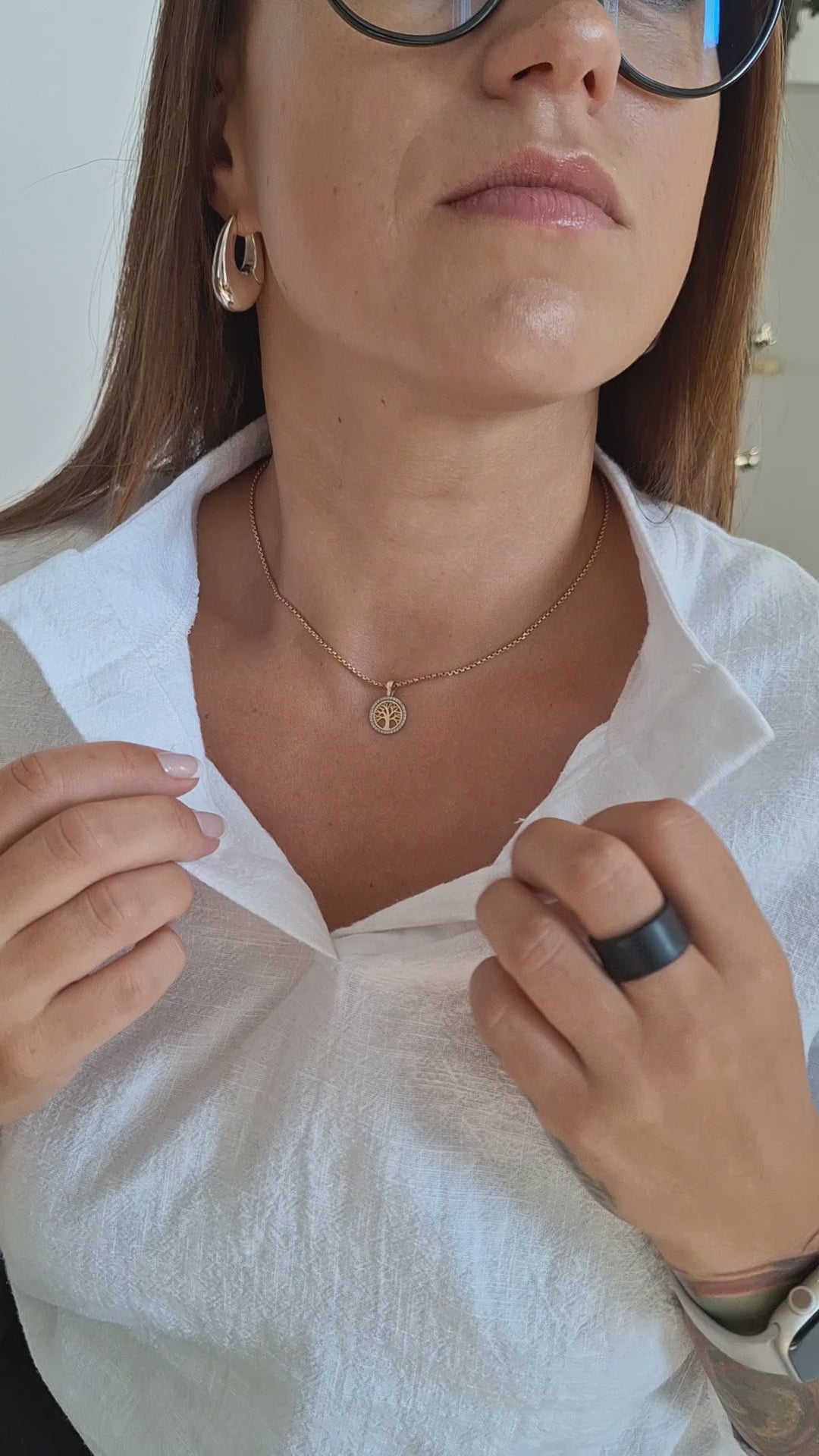 Chemisier blanc adaptatif en tissu d'ortie naturel de luxe pour femmes - Tenue de bureau